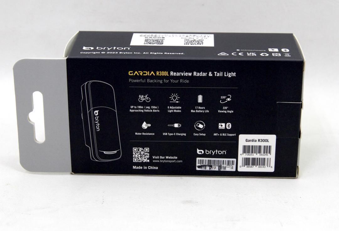 新品未使用 ブライトン GARDIA R300L リアビューレーダー bryton GARDIA R300L リアビューレーダー テールライト - メルカリ