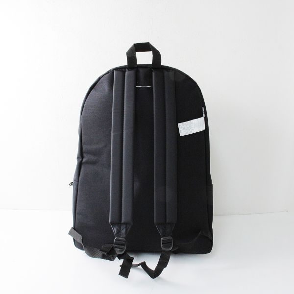 新品 未使用 EASTPAK MM6 MAISON MARGIELA イーストパック エムエム6 マルジェラ  ロゴパッチバックパック/ブラック【2400013201681】