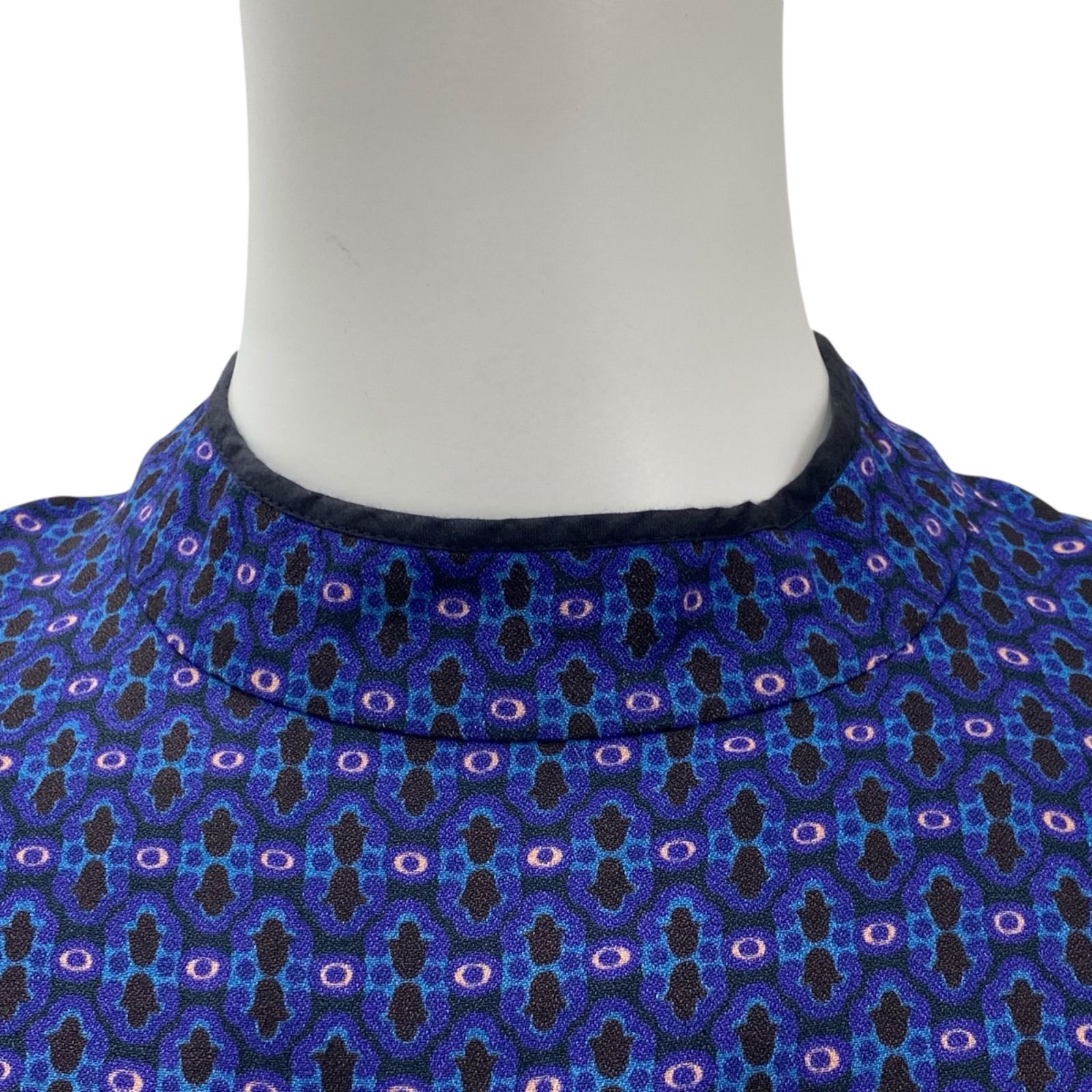 □マルニ MARNI ブラウス ノースリーブ チュニック シャツ 総柄