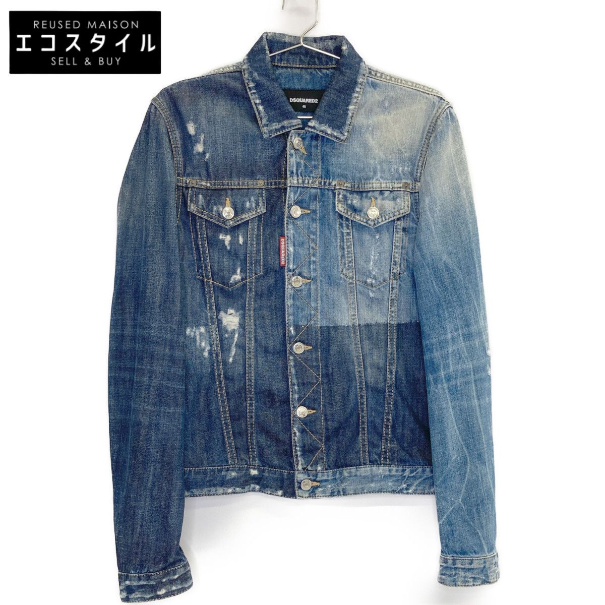 DSQUARED2 ディースクエアード インディゴ S74AM0596 ダメージ