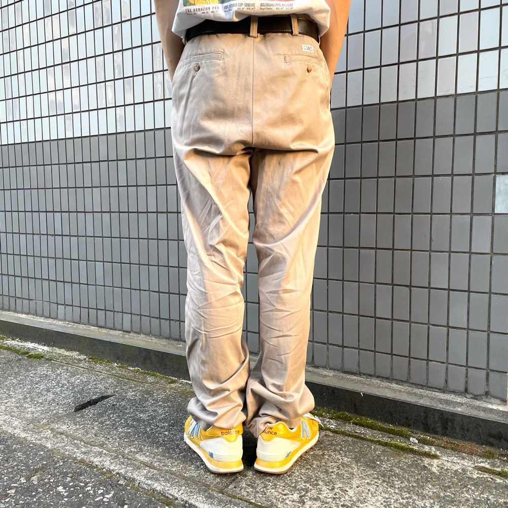 US古着 Polo by Ralph Lauren チノパンツ ワンタック CHATFIELD PANT W34 L30.5 ベージュ - メルカリ