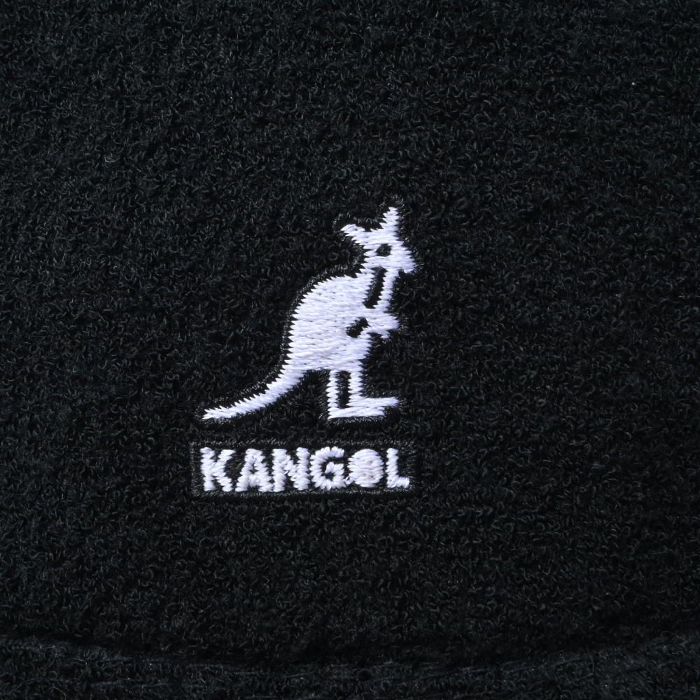 KANGOL タッセル付き バケット ハット L ブラック カンゴール