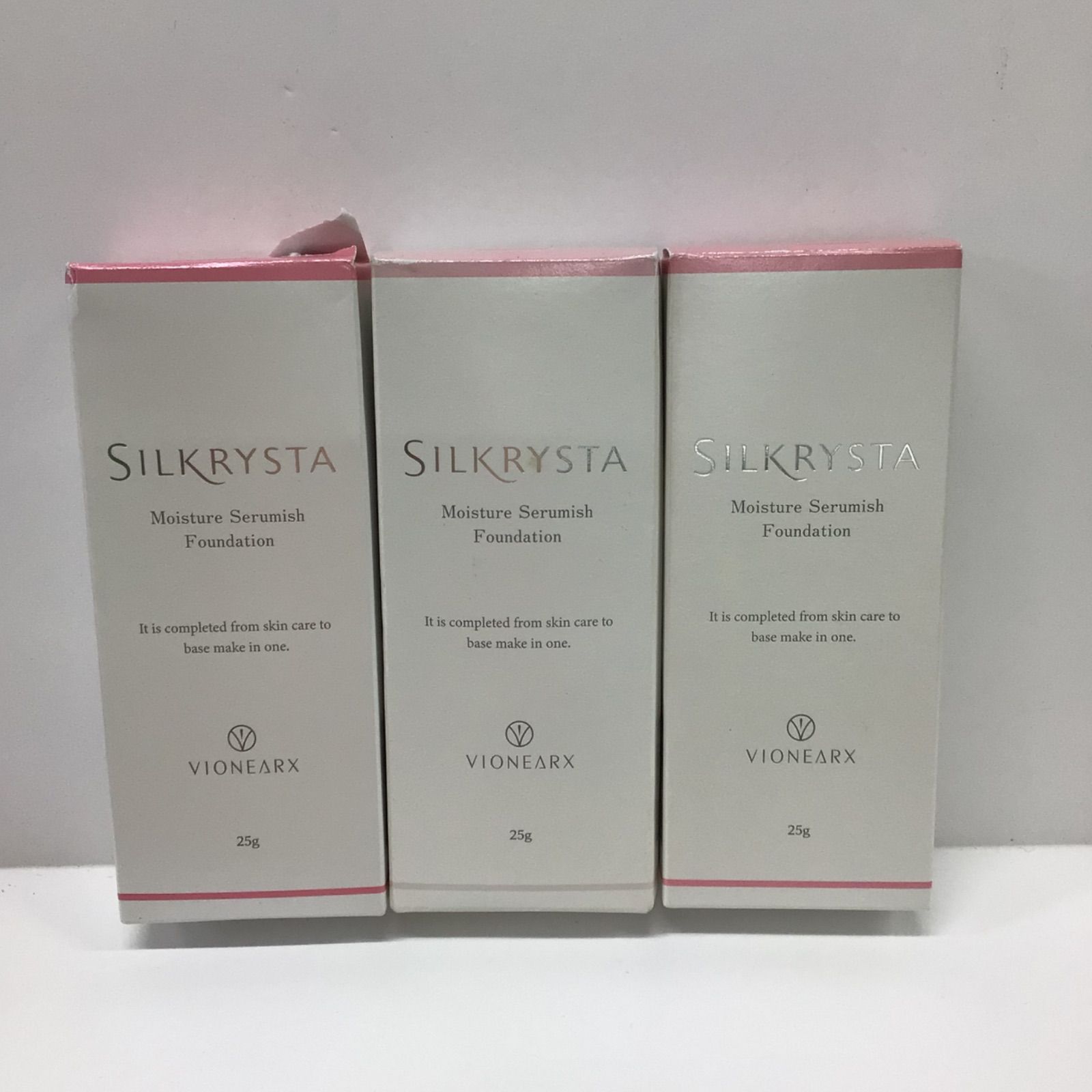 シルクリスタファンデーション25g 3箱セット