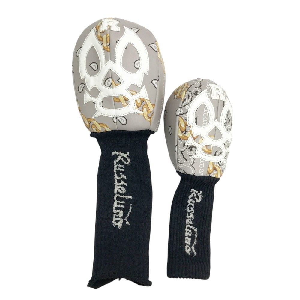 RUSSELUNO ラッセルノ ヘッドカバー 2点セット ルチャ グレー系 DR FW 240101529700 ゴルフウェア ストスト