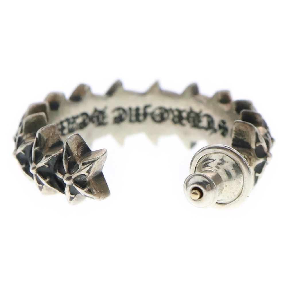 +CHROME HEARTS+ スター フープ ピアス イヤリング シルバー CHROME HEARTS (クロムハーツ) HOOP STAR BAND スターバンド