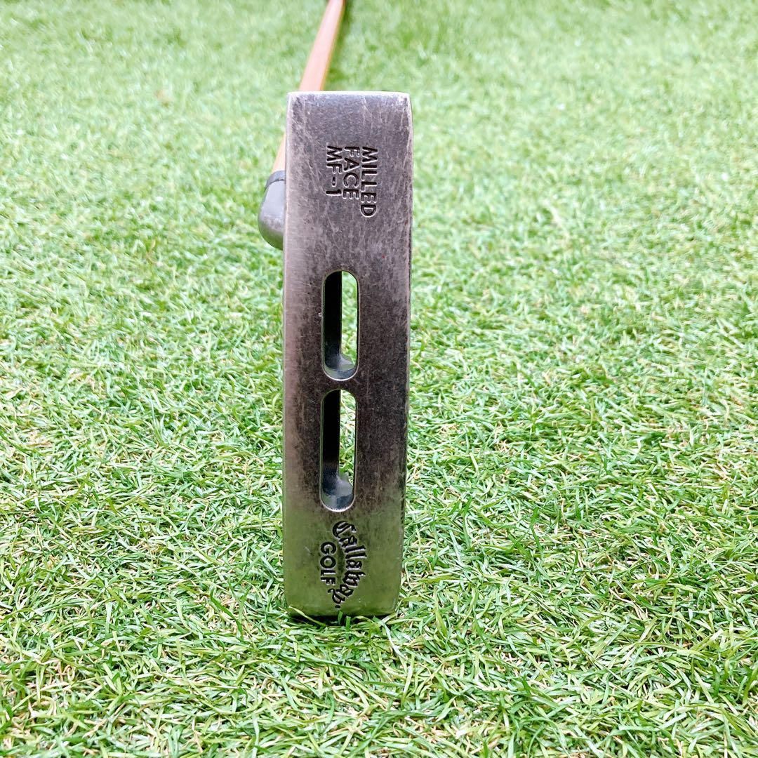 5.キャロウェイ　ヒッコリースティック　パター　シャフト　木製　ビンテージ希少品 5.キャロウェイ ヒッコリースティック パター シャフト 木製