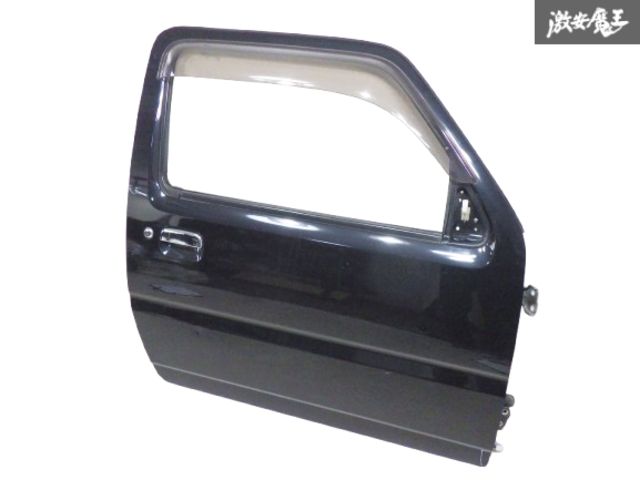 スズキ純正 JB23W ジムニー Jimny 後期 10型 フロント ドア 右 右側 運転席側 ブラックメタリック系 ノーマル 棚1A3