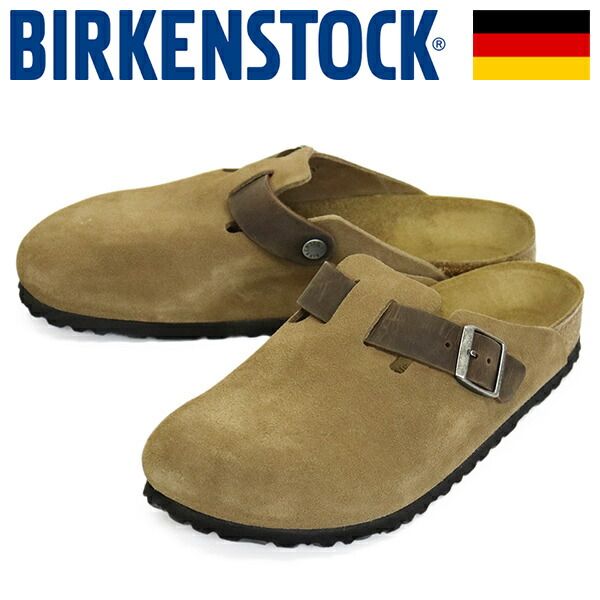 BIRKENSTOCK ビルケンシュトック 1030667 BOSTON ボストン ミックスドレザーサンダル DARK TEA レギュラー BI472 レギュラー 41-約26.5cm