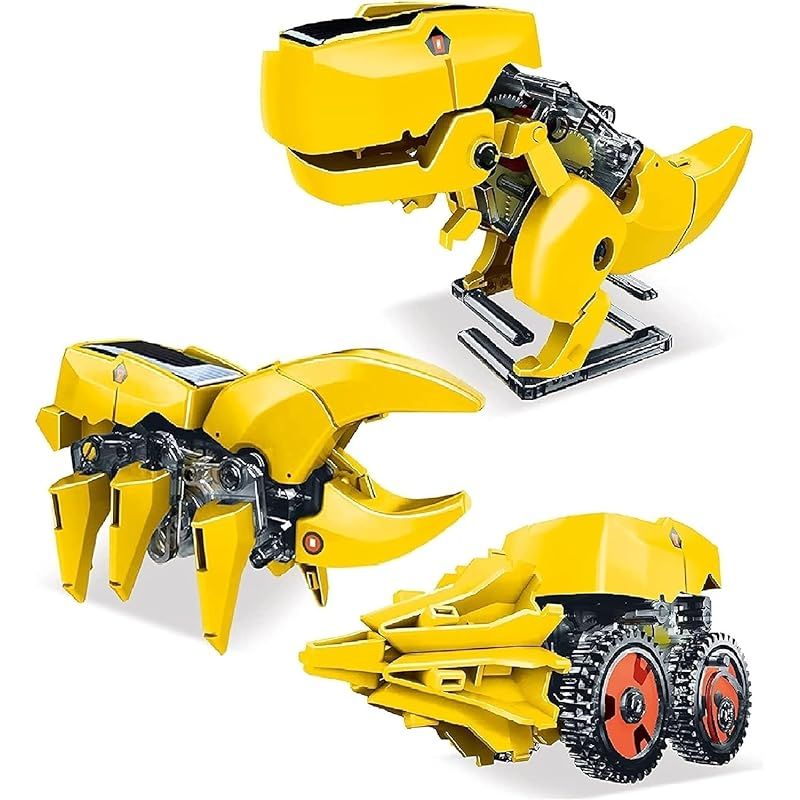 本物保証，新作登場 PicassoTiles STEM キッズ ソーラーパワー 恐竜 ロボット 教育 学習 エンジニアリング 組み立て玩具 3イン1 クリエイティブ ユニーク 変換 再生可能 太陽 エネルギー 科学実験 DIYキット 男の子 女 その他