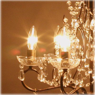 シャンデリア 照明 吊照明 天井照明 LED電球対応 アンティーク調 姫系 豪華で 6灯 Emma エマ ダークゴール AK NEXPOTALLINN_EU