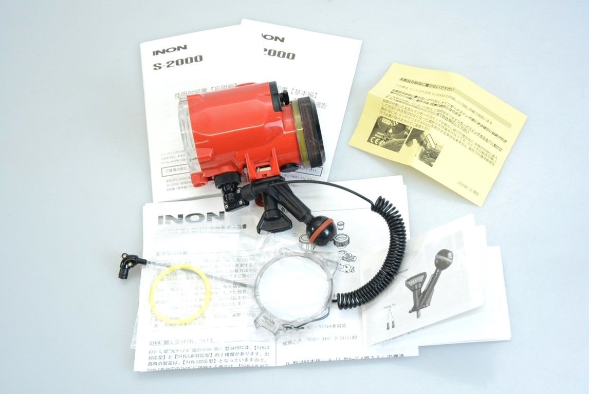 INON イノン S-2000 水中ストロボ L型光Dケーブル付き [Camera