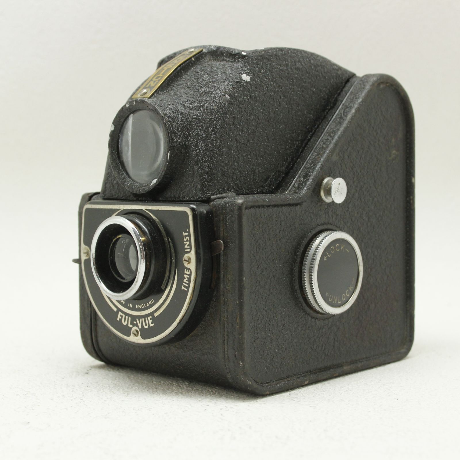 □中古 ENSIGN FUL-VUE 120フィルム仕様の最小二眼レフ 英国製1940年代