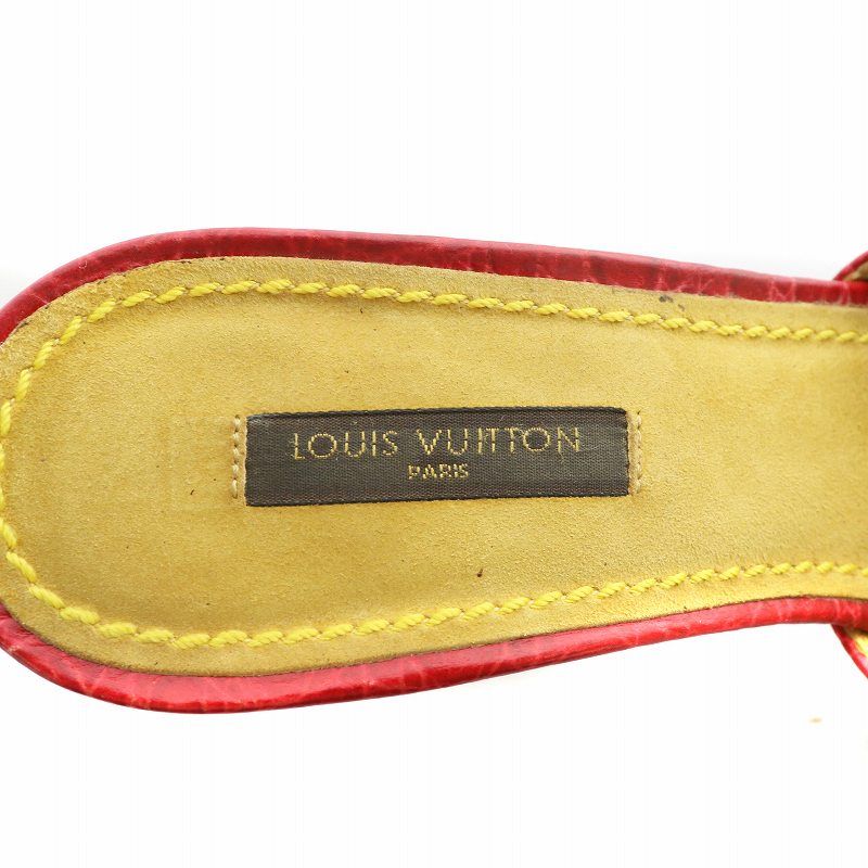 ルイヴィトン LOUIS VUITTON モノグラム デニム ミュール