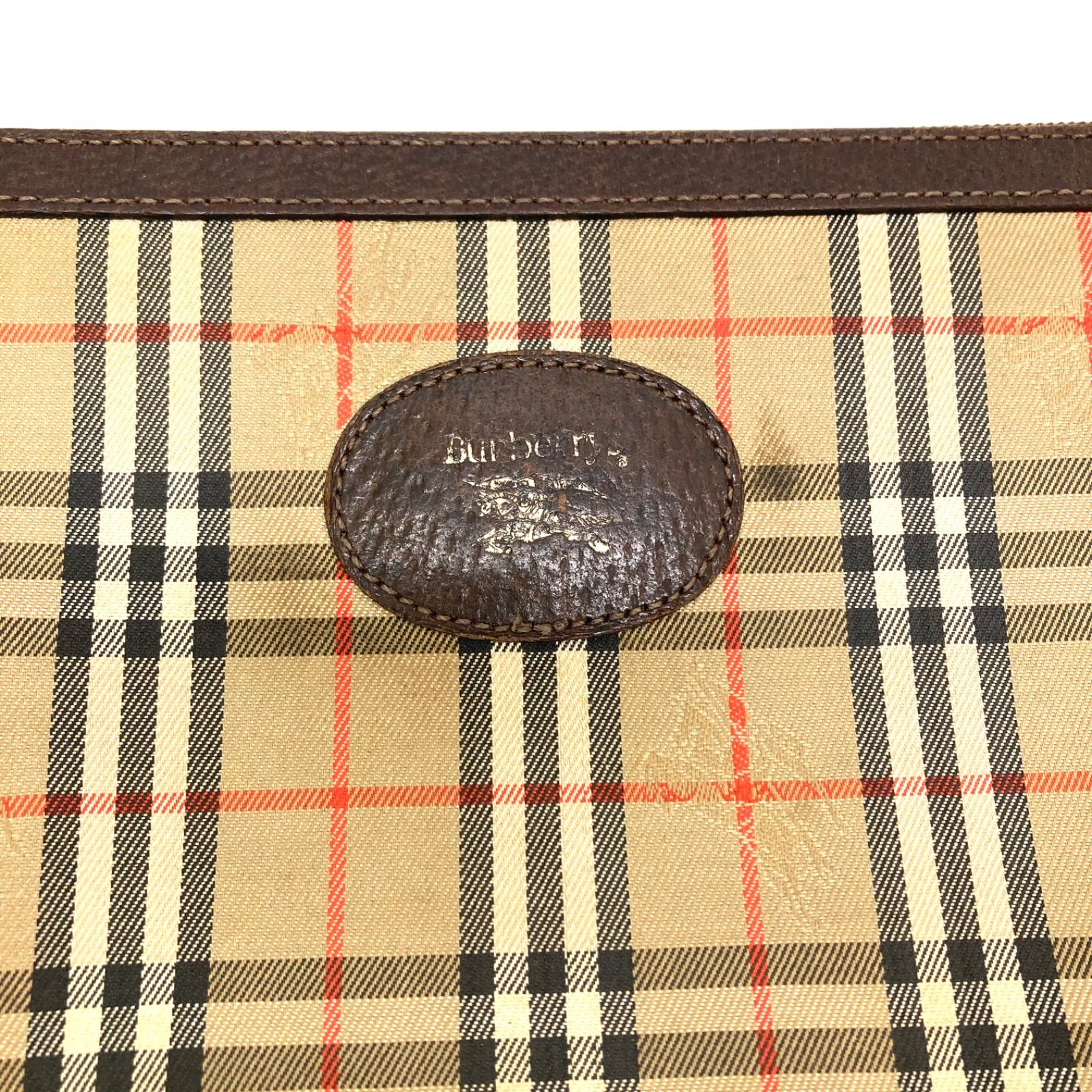 【美品】BURBERRYバーバリー ノバチェック セカンドバッグ ポーチ BURBERRY(バーバリー) ノバチェック クラッチバッグ セカンド