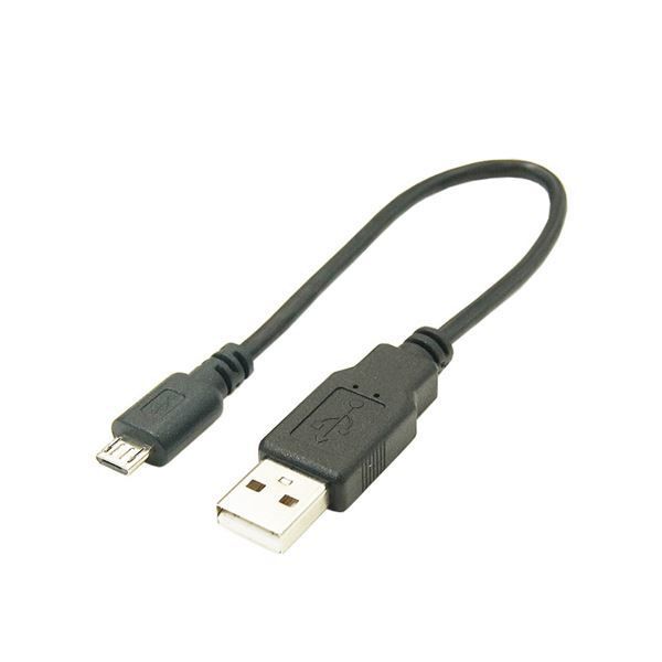(まとめ)変換名人 USBケーブル20cm microHOST to Aオス USBMCH-AA20【&times;10セット】