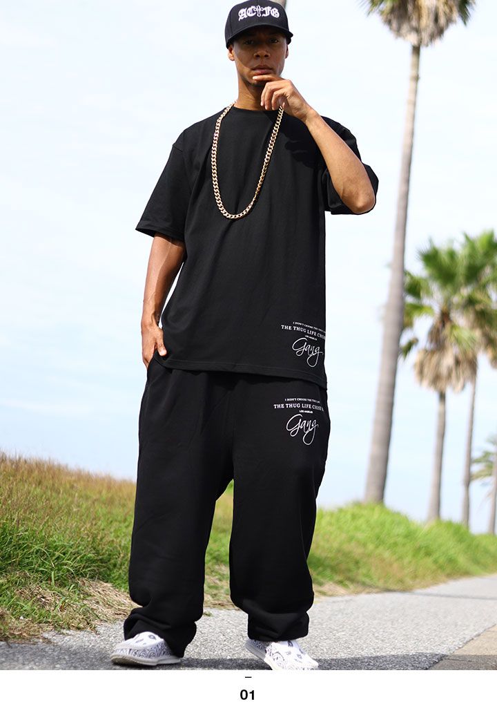 ACE FLAG 上下セット 半袖 ブランド Tシャツ スウェットパンツ メンズ