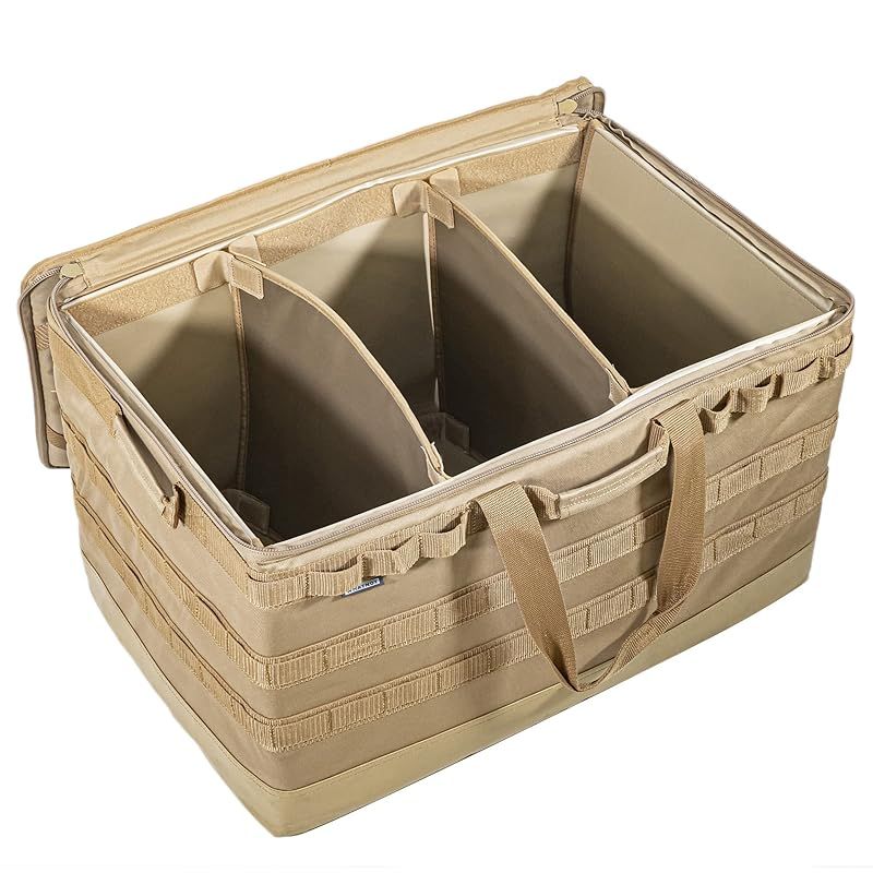 WHATNOT ワットノット 折り畳みギアコンテナ ツールバッグ サンド 幅620mm×奥400mm×高380mm GC-01-SB 1