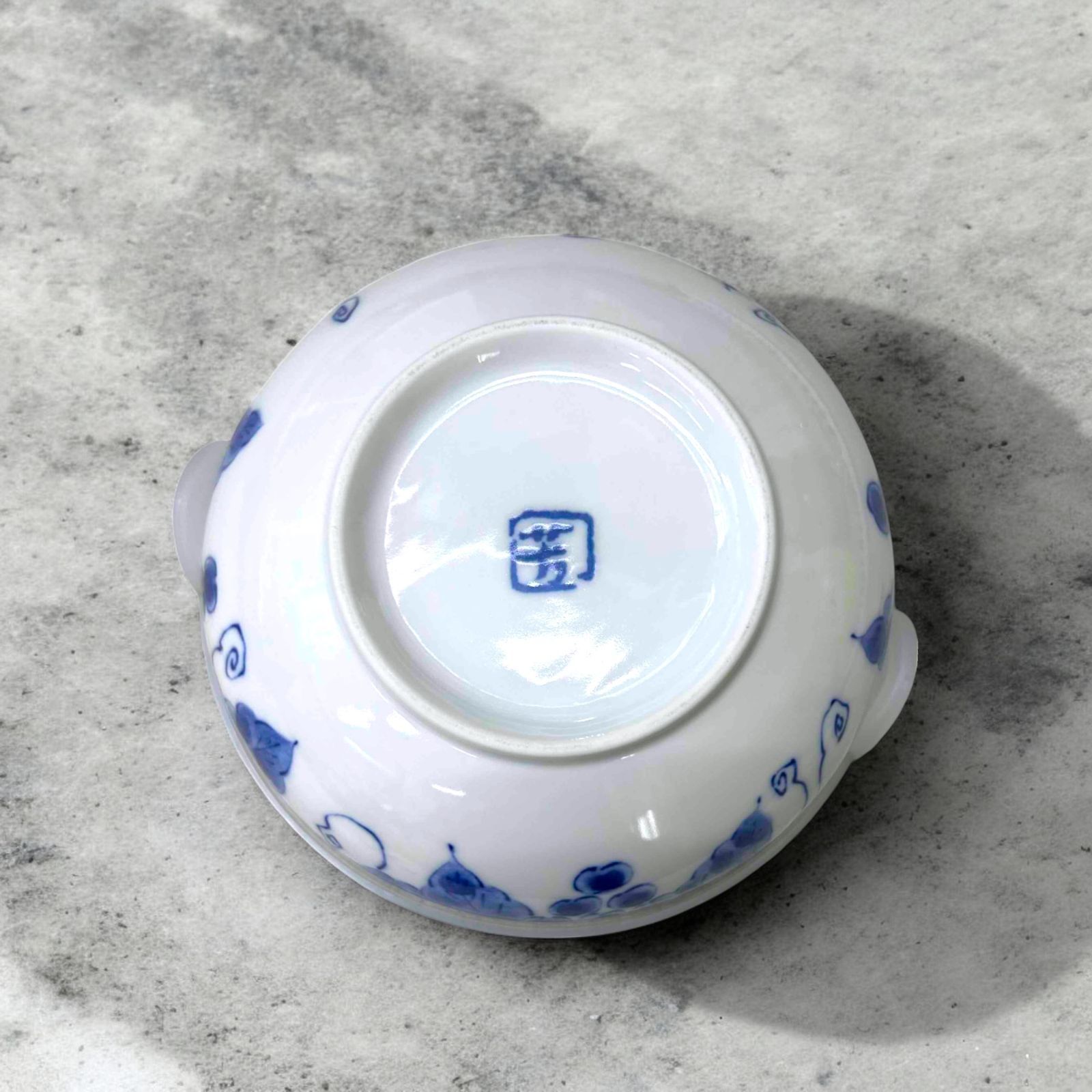 北大路魯山人（写し）古染葡萄絵 古染葡萄赤絵 食器4点セット【七寸深