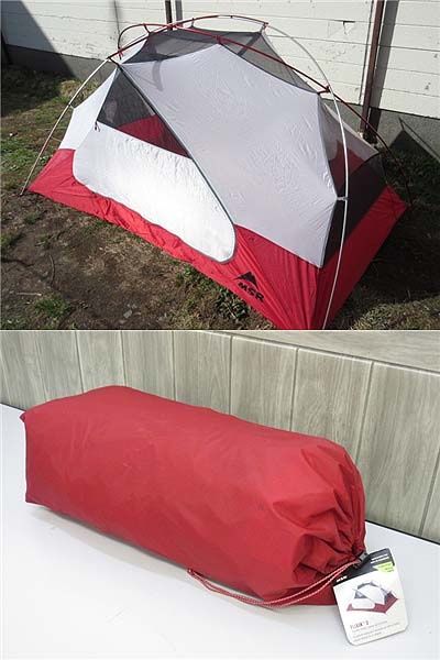 ss2398 MSR テント エリクサー2 2人用 赤 コンパクト 軽量 Elixir2