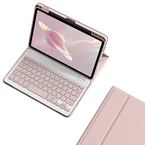 iPad9iPad8iPad7iPadPro10.5iPadAir3_ピンク iPad9 iPad8 iPad7 iPad 10.2 キーボードケース ペンシル収納 iPadAir3 iPadPro10.5 キーボード カバー マグネット 分離式 アイパッド