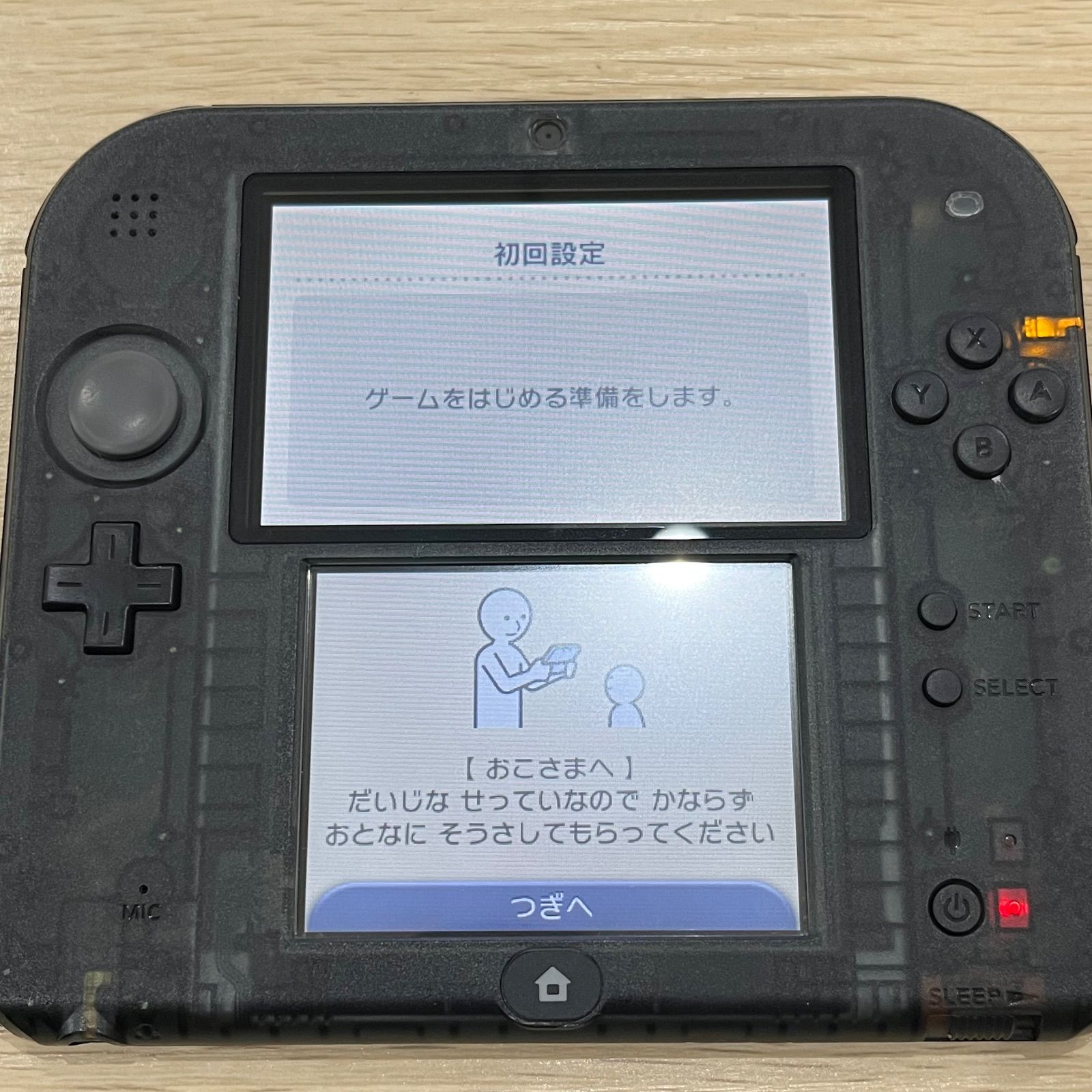 任天堂 Nintendo ニンテンドー 2DS クリアブラック 本体のみ