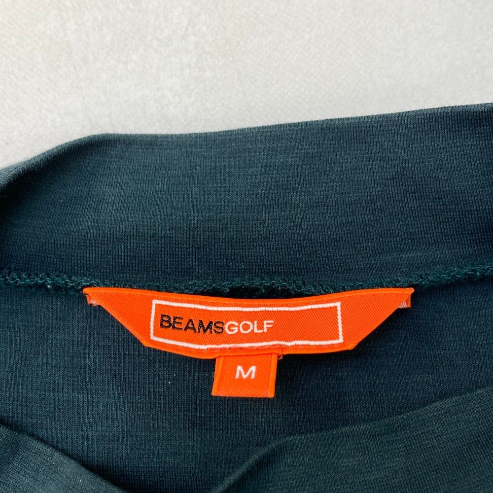 サイズ：M BEAMS GOLF ビームスゴルフ  ハイネック 半袖ワンピース  カーキ系 [240101433638] ゴルフウェア レディース ストスト サイズ：M BEAMS GOLF ビームスゴルフ ハイネック 半袖