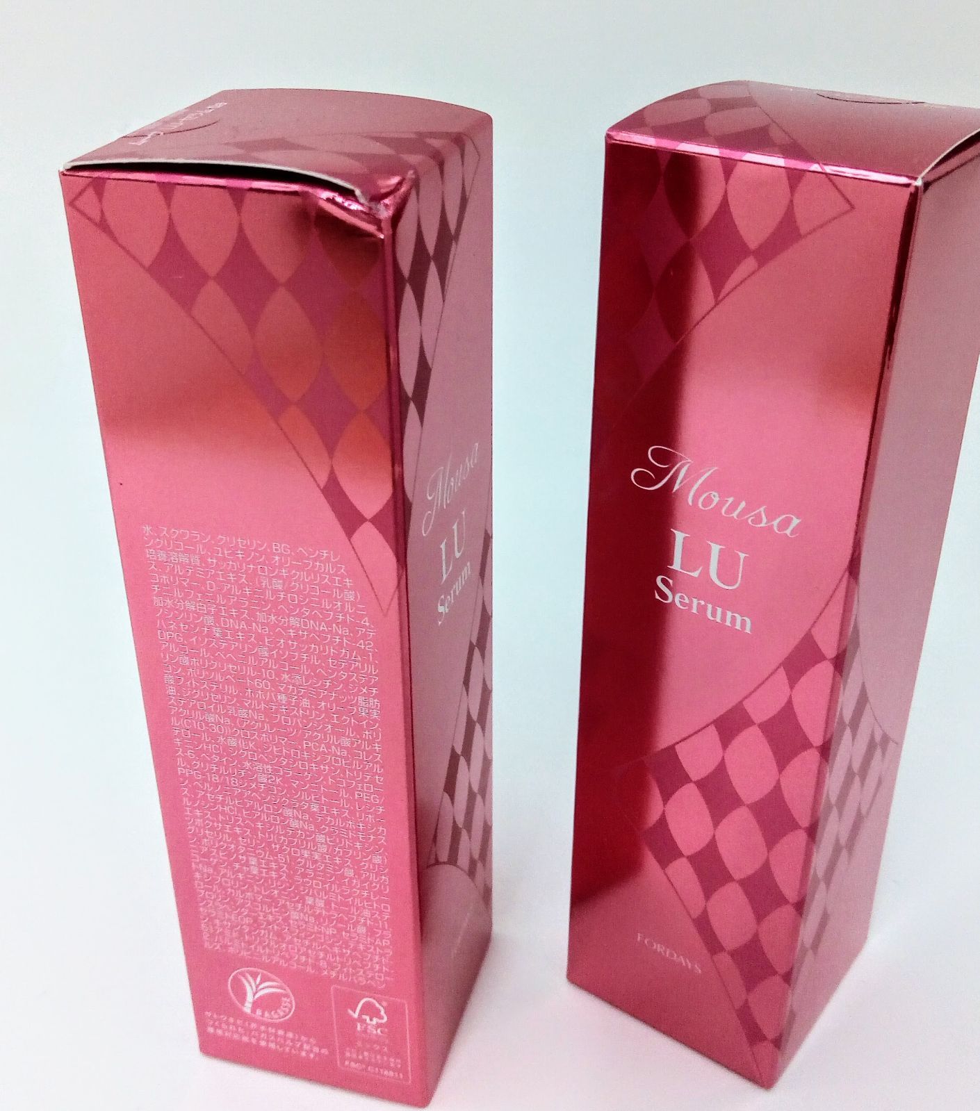フォーデイズ ムーサ LU・セラム tia 50g×2個セット（パッケージ 
