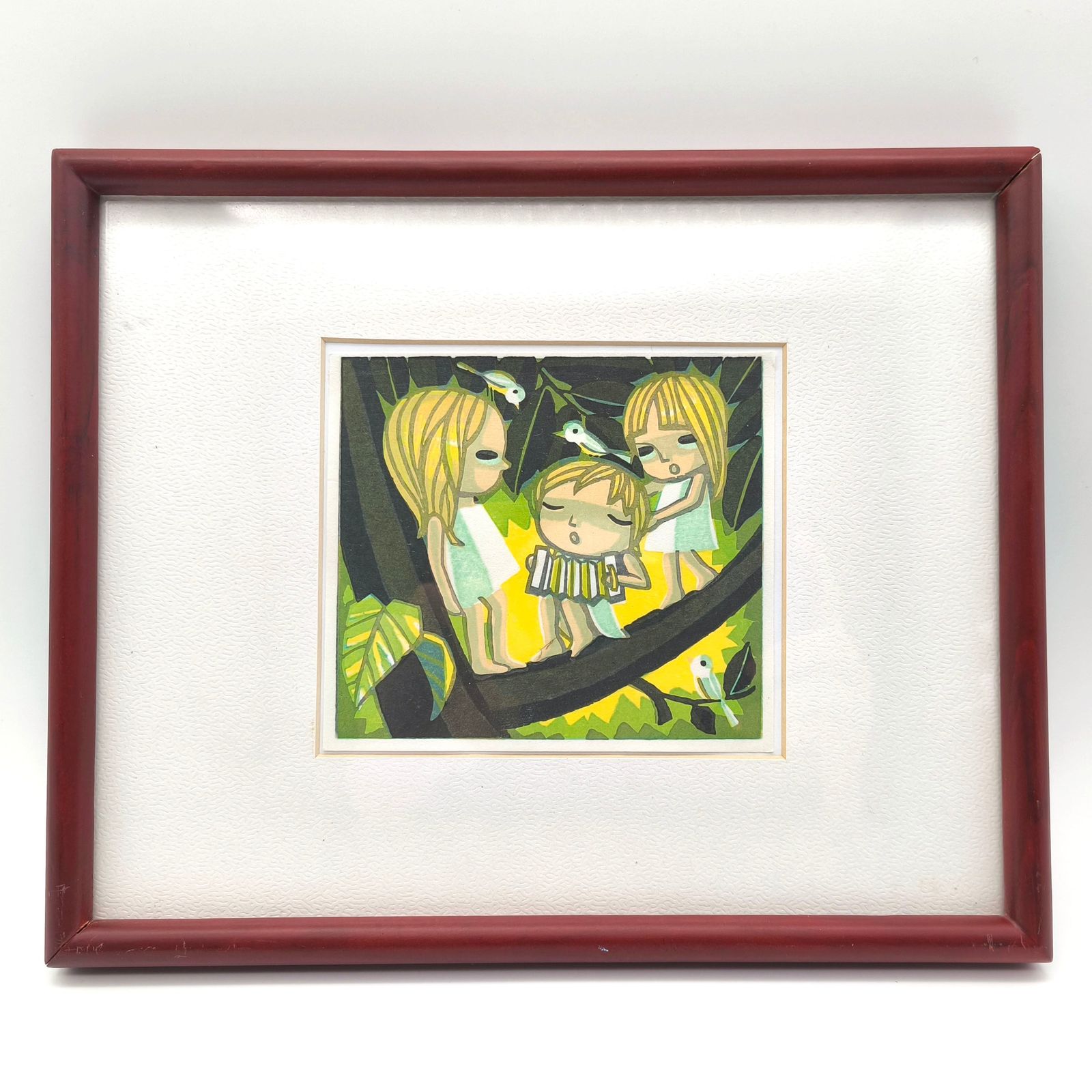 池田修三・タイトル不明・手摺木版画・No.250416-24・梱包サイズ