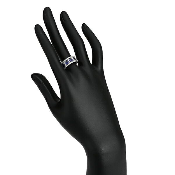 リング 指輪 バイオレットサファイア 1.64ct ダイヤモンド 0.50ct  