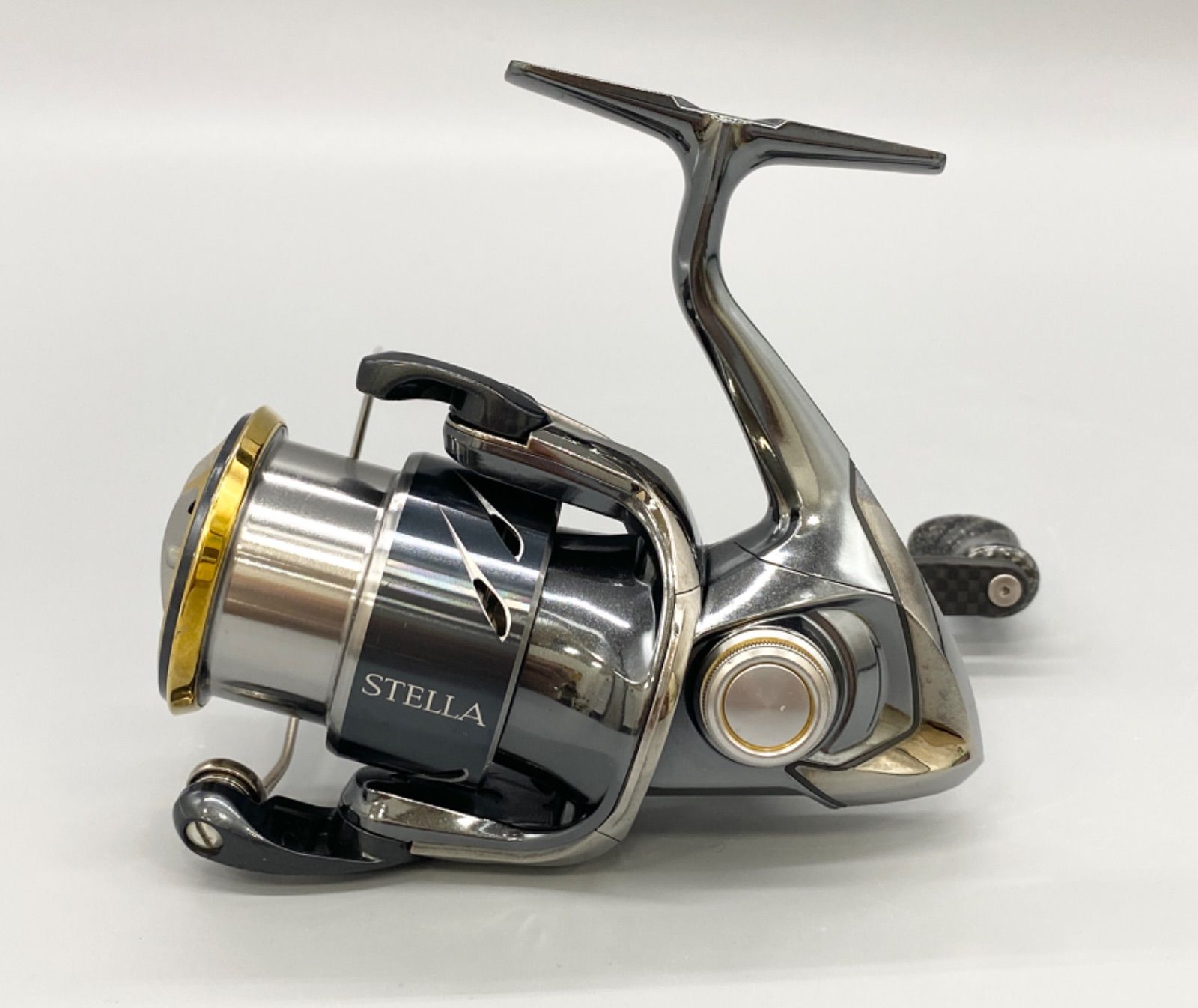 SHIMANO シマノ スピニングリール 14ステラ 2500S カスタム スタジオコンポジット カーボンハンドル PE0820 スプール 03242