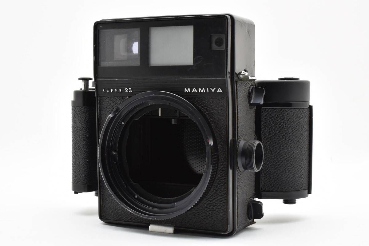 MAMIYA マミヤ SUPER 23 ブラック ボディ MAMIYA 6X9ロールフィルムホルダー120付き 3451W0122 0801