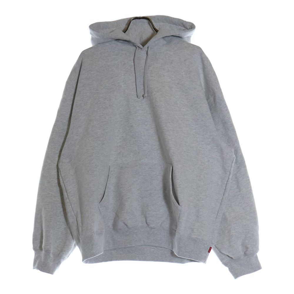シュプリーム サテン アップリケ フーディー スウェットシャツ アッシュ グレー Supreme SUPREME シュプリーム 22AW Satin Applique Hooded