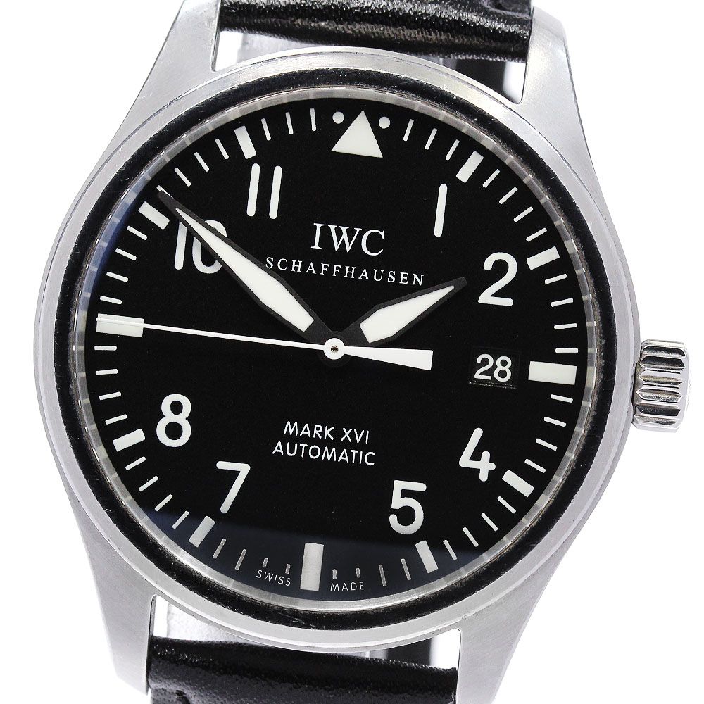 IWC IWC SCHAFFHAUSEN IW325501 パイロットウォッチ マークXVI  デイト 自動巻き メンズ保証書付き_837035