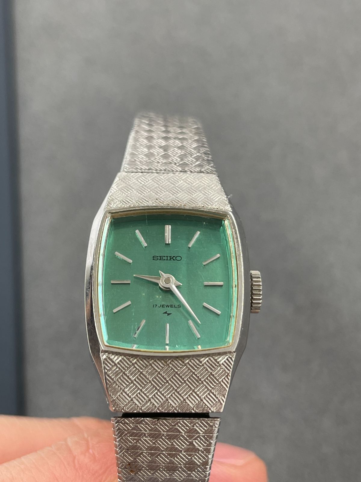 D【中古】セイコー SEIKO 17 JEWELS 手巻き 稼働 腕時計