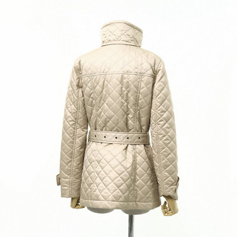 バーバリーブルーレーベル中綿入ミリタリージャケットコート36 バーバリー中綿コート36