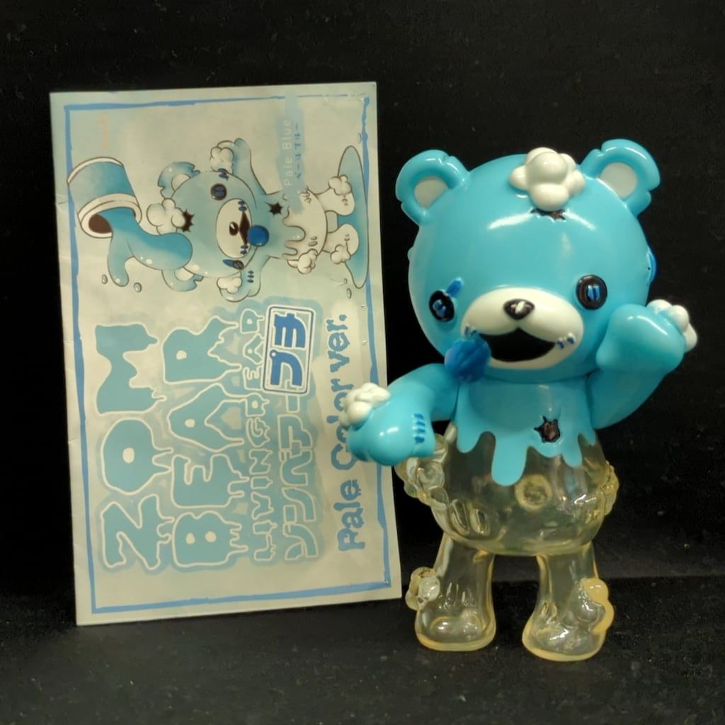 Art Studio 「SHOT!」ゾンベアー プチ 蛍光ピンク ソフビ Art 新作Art