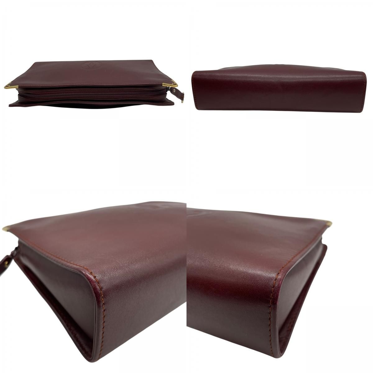 訳あり】カルティエ クラッチバッグ マストライン セカンドバッグ