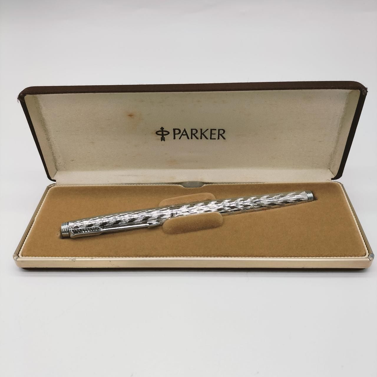 PARKER 万年筆 パーカー 75 プラスヴァンドーム シルバーフラム PARKER Fountain Pen Parker 75 Plus Vendome Silver Flam