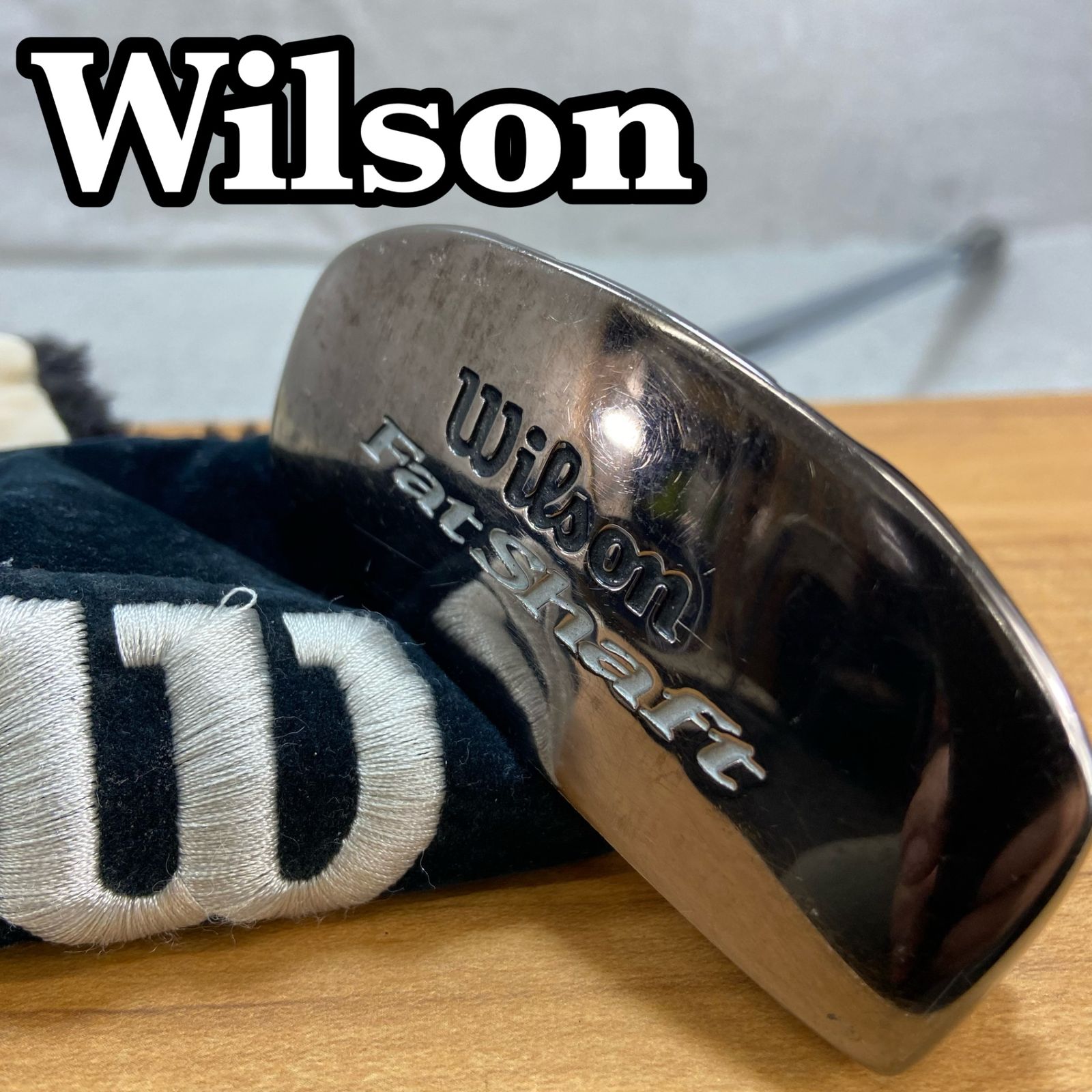 wilson - Wilson　ウィルソン　Fat　Shaft ファットシャフト　メンズゴルフパター　スチール　右利き用　PT　Ｌ字　マレット型　35インチ　約488g wilson - Wilson ウィルソン Fat Shaft ファットシャフト メンズ
