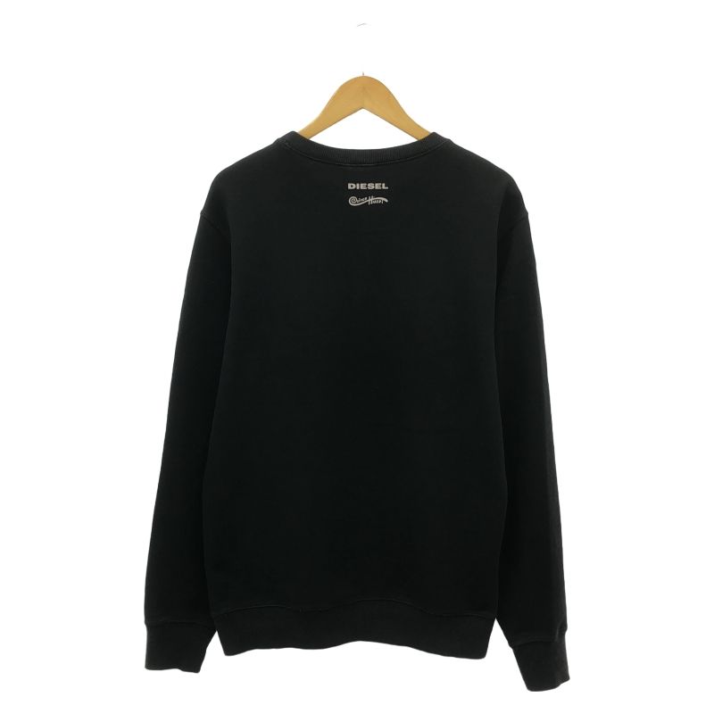DIESEL コカコーラ コラボ トレーナー スウェット 表記S 洋服 ブラック dsa-a00339-01.jpg