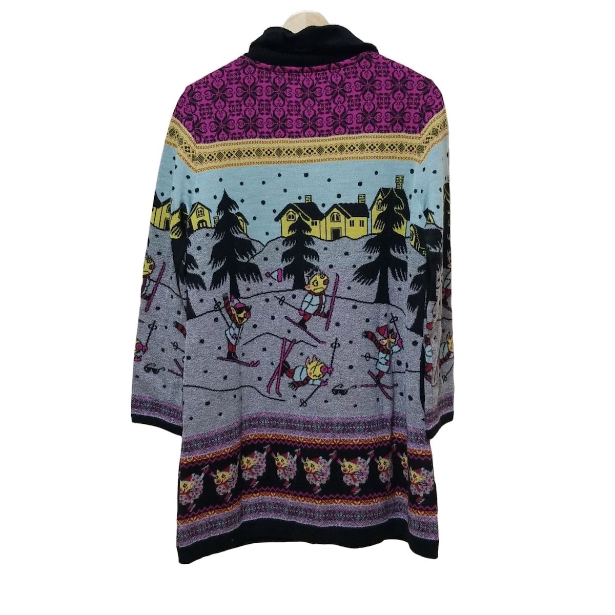 ALBEROBELLO OLLEBOREBLA アルベロベロ オレボレブラ コート レディース - グレー×ピンク×マルチ 長袖 春 秋