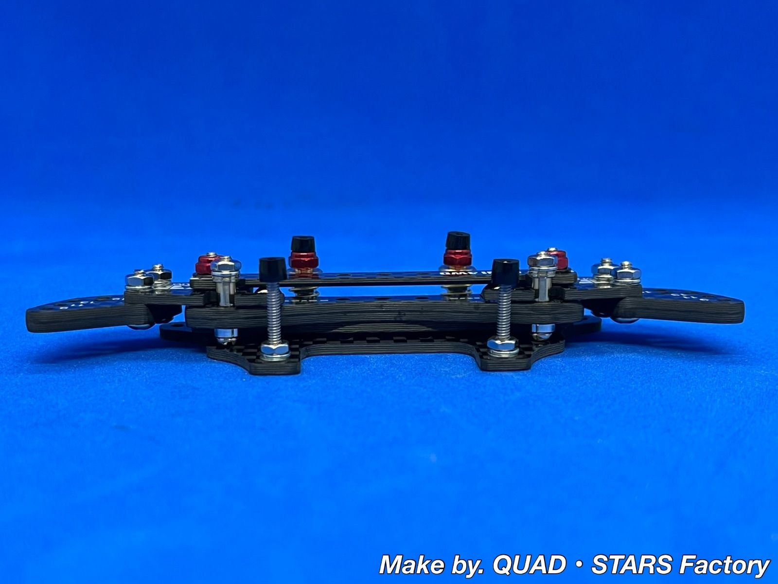 ミニ四駆・MSシャーシ用】2軸ATピボットバンパー＋1.5mm段下げ／3mm