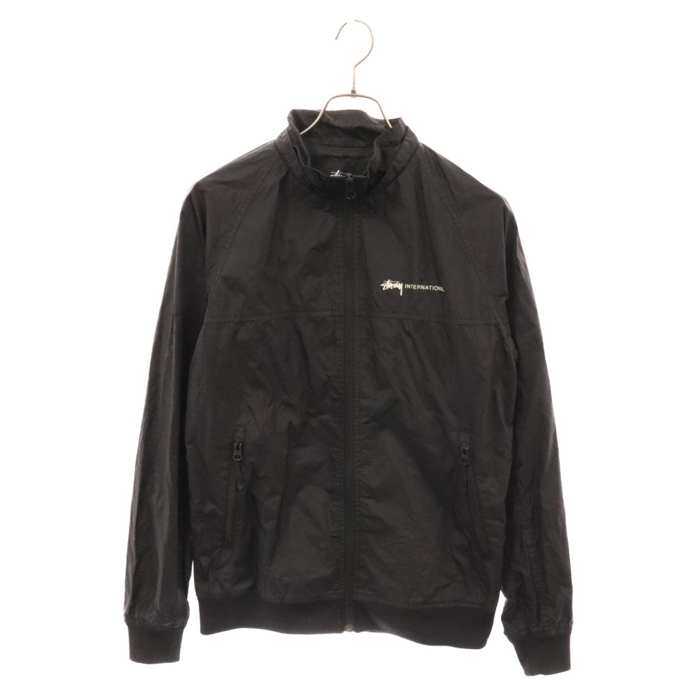 STUSSY (ステューシー) ワンポイントロゴ ナイロン トラックジャケット STUSSY (ステューシー) ワンポイントロゴ ナイロン トラックジャケット