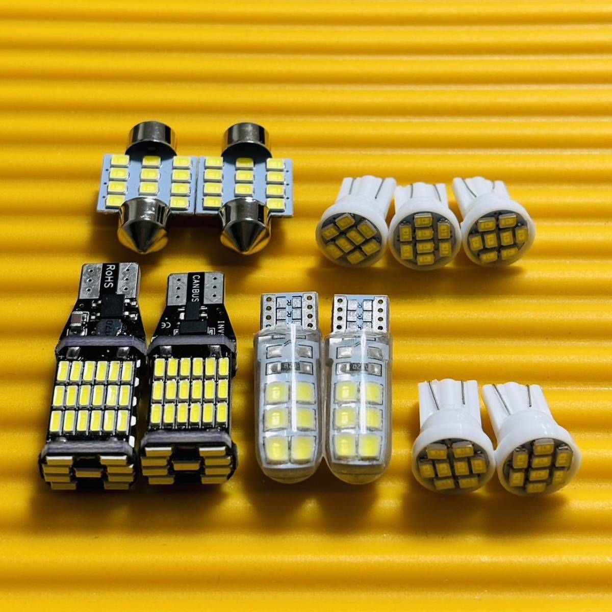 お得セット◇11個セット!タントカスタム L375S/L375/L385/L385S T10 LED 室内灯 バックランプ ナンバー灯 ルームランプ  ダイハツ 明るい！ パーツ カー用品 アクセサリー 車検対応 - メルカリ