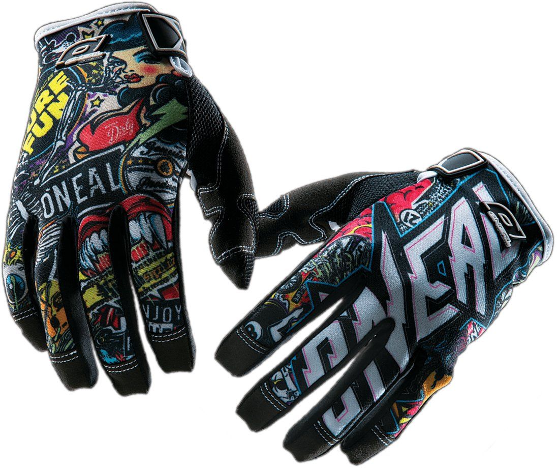 オニール O Neal ジャンプグローブ クランクグラフィック付き Size 11 0385-131 XL BRIGHTFACE_UK