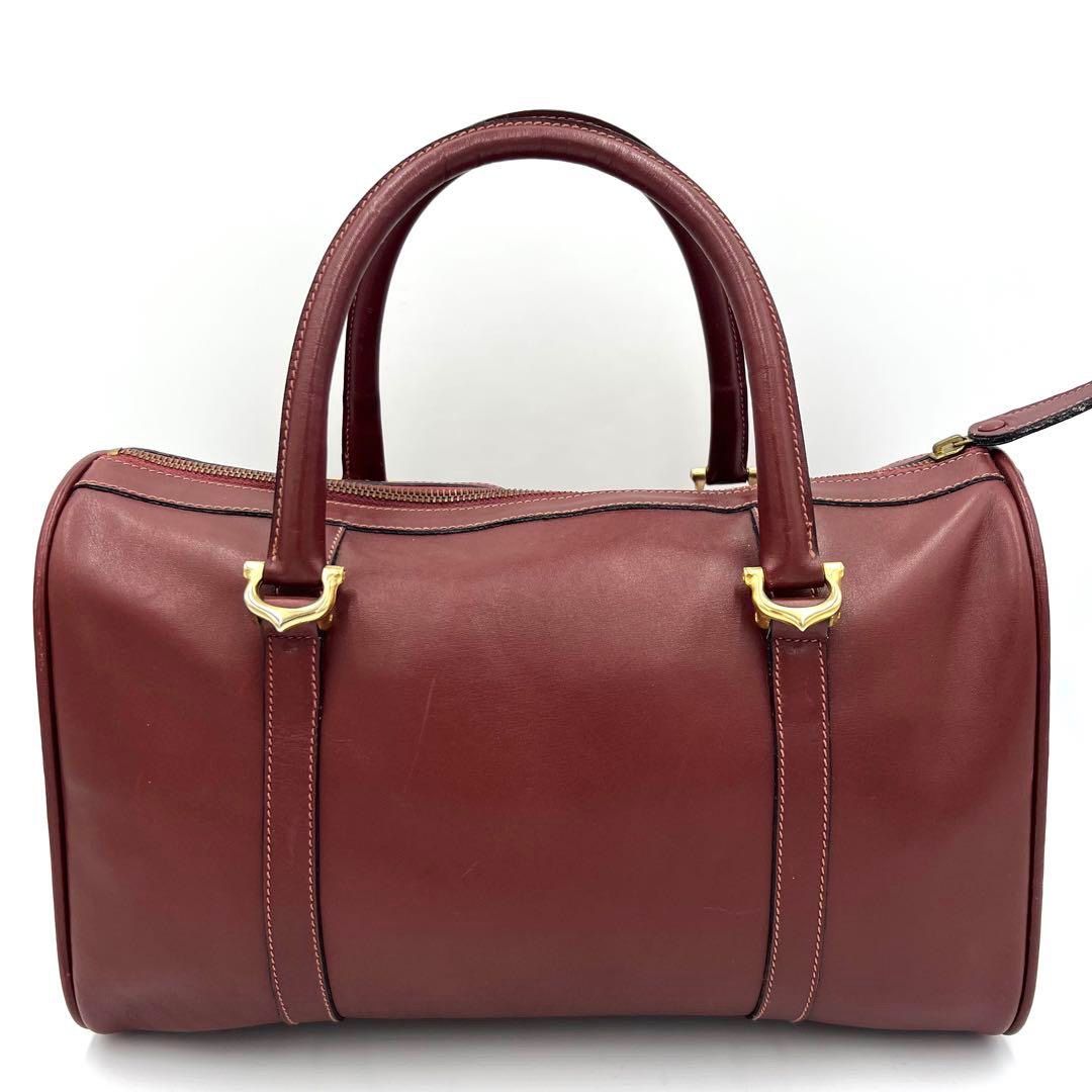 Cartier(カルティエ) / ボストンバッグ/--/RED/無地 | 中古品の