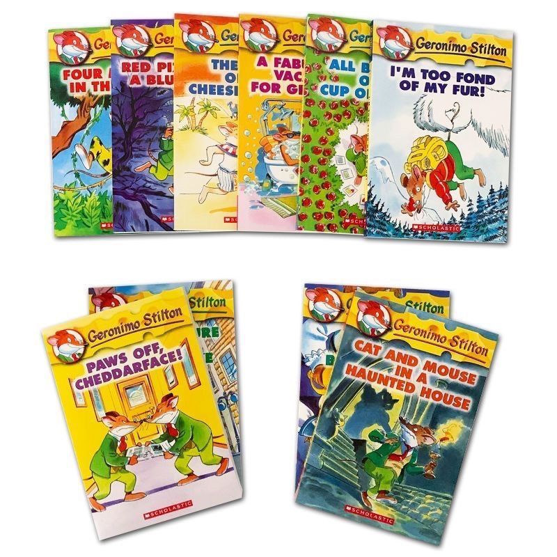 Geronimo Stilton 10册 洋書 音源付き 英語絵本 マイヤーペン