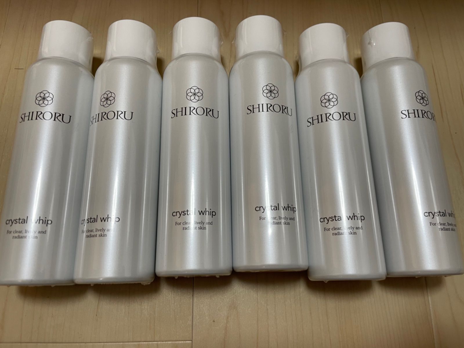 6本セット SHIRORU クリスタルホイップ - 洗顔料