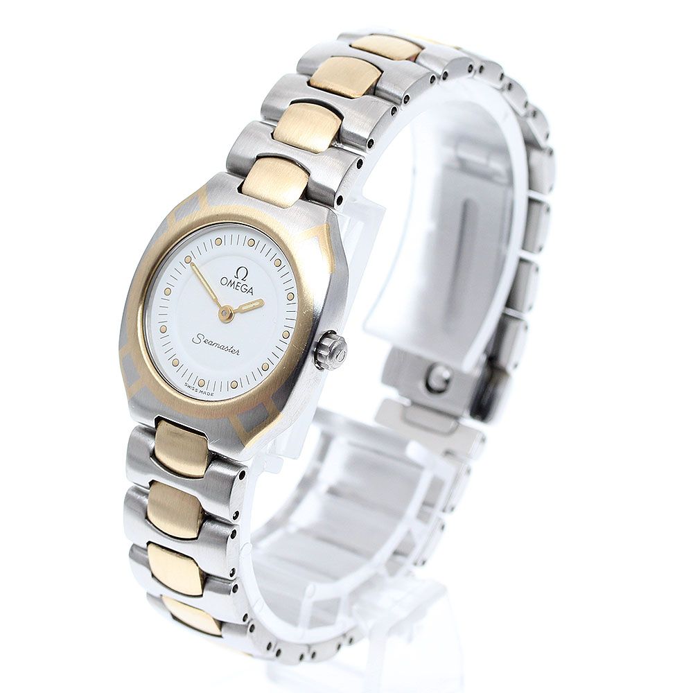 OMEGA シーマスター ポラリス レディース オメガ OMEGA シーマスター ポラリス クォーツ レディース良品_812429