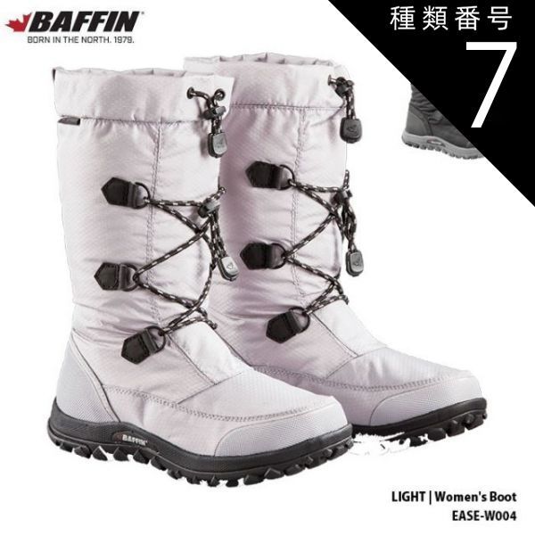 種類7：COASTAL_GREY/6/22.5cm スノーブーツ スノートレ レディース BAFFIN LIGHT EASE-W007 女性用 防寒靴 ウィンターブーツ 日本正規品